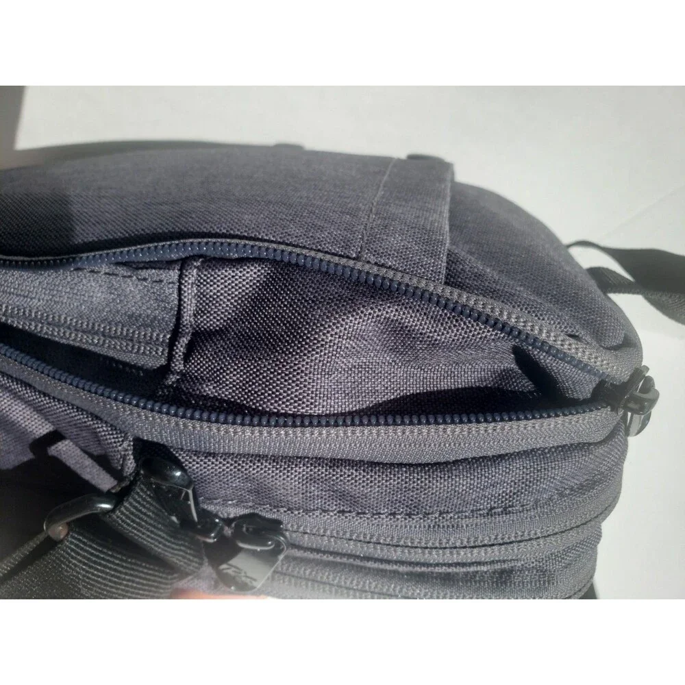Rick Steves Europe Copenhagen Crossbody Bag Gray Travel Shoulder Messenger Carry